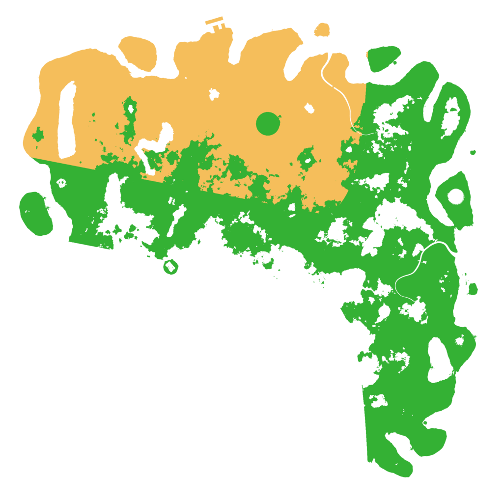 Biome Rust Map: Procedural Map, Size: 5650, Seed: 6738