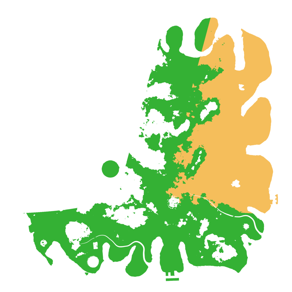 Biome Rust Map: Procedural Map, Size: 4500, Seed: 1548543528