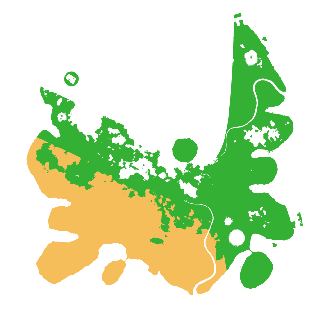 Biome Rust Map: Procedural Map, Size: 3500, Seed: 1445250712