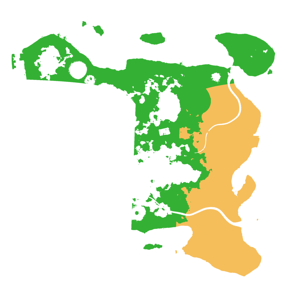 Biome Rust Map: Procedural Map, Size: 3000, Seed: 15912