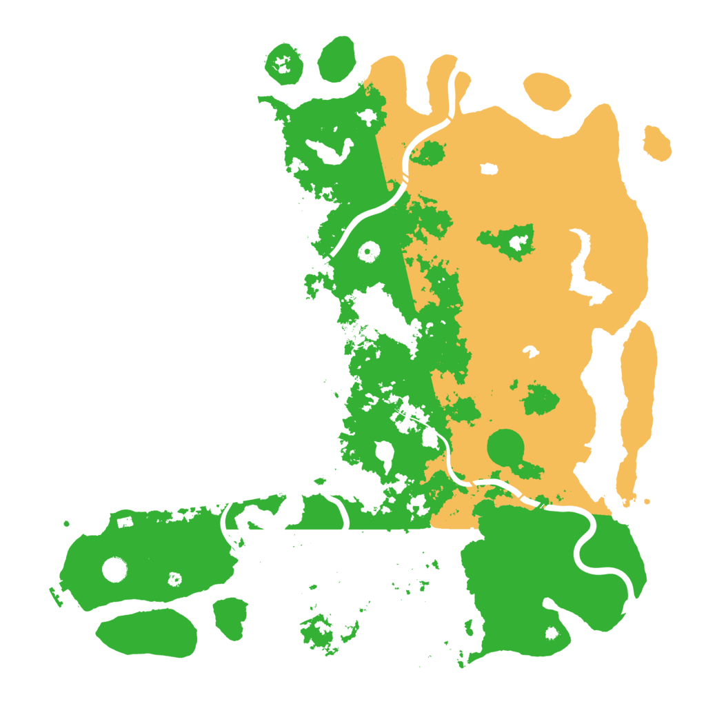 Biome Rust Map: Procedural Map, Size: 5000, Seed: 94622842