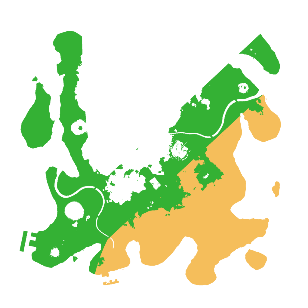 Biome Rust Map: Procedural Map, Size: 3000, Seed: 332421935