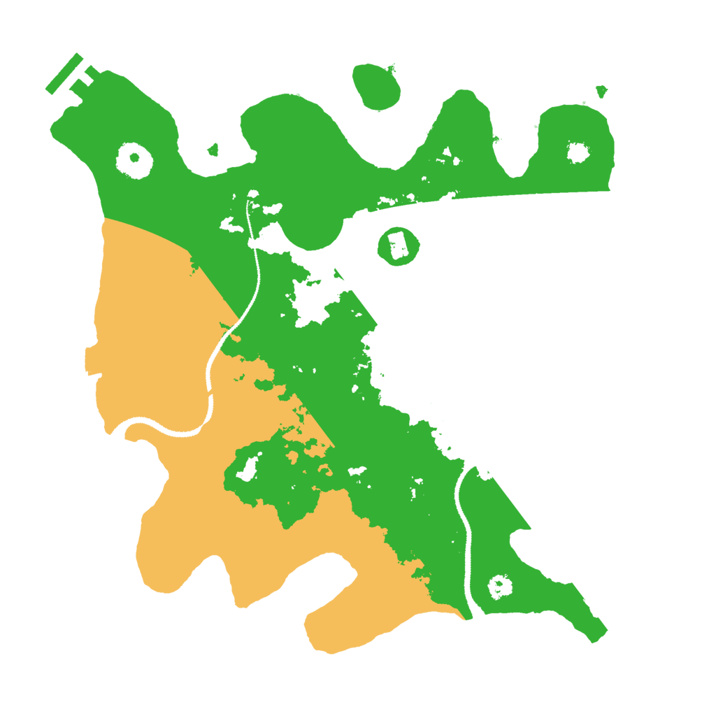 Biome Rust Map: Procedural Map, Size: 3000, Seed: 1678256394