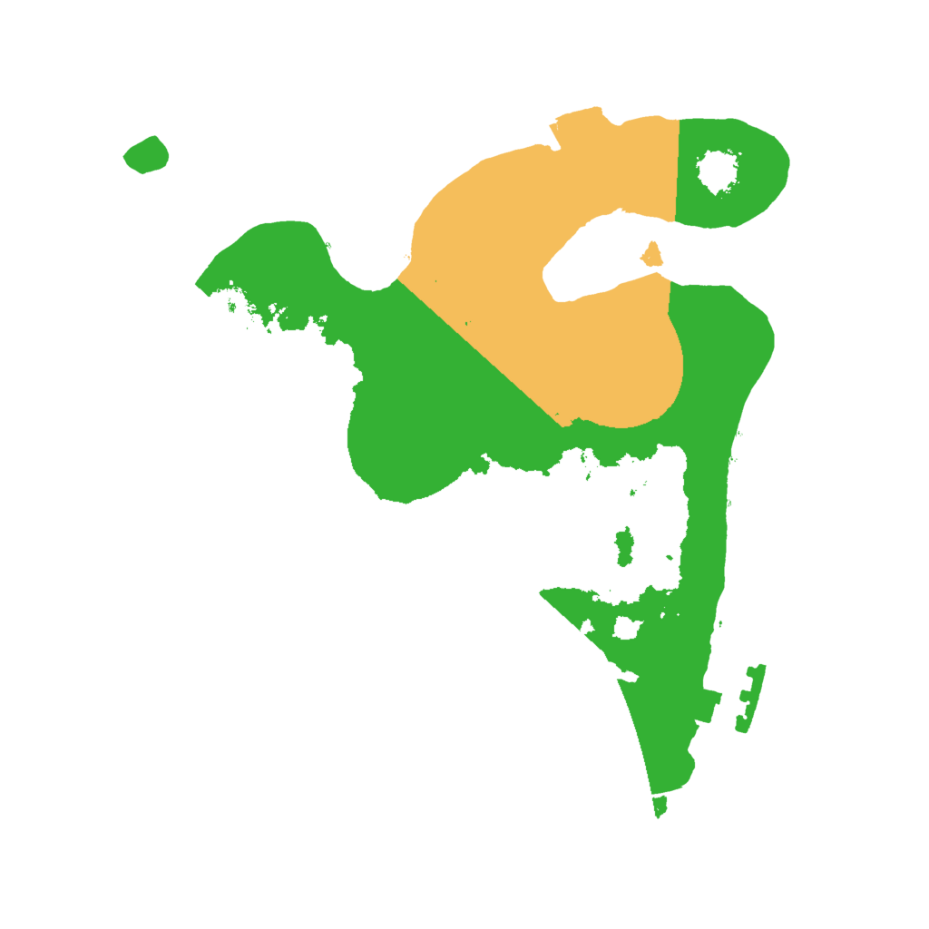 Biome Rust Map: Procedural Map, Size: 2000, Seed: 785524213