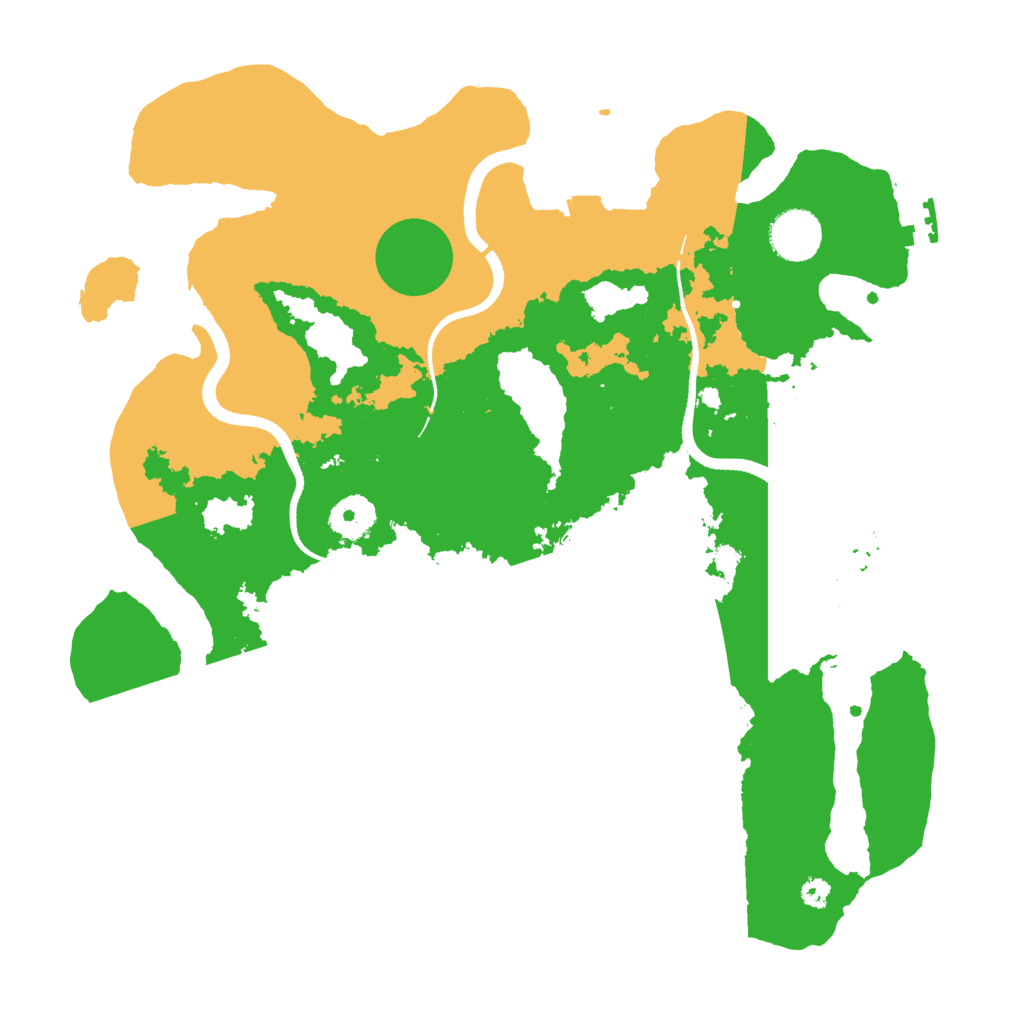 Biome Rust Map: Procedural Map, Size: 3500, Seed: 1190845177