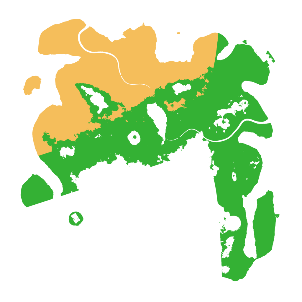 Biome Rust Map: Procedural Map, Size: 3500, Seed: 1190845177