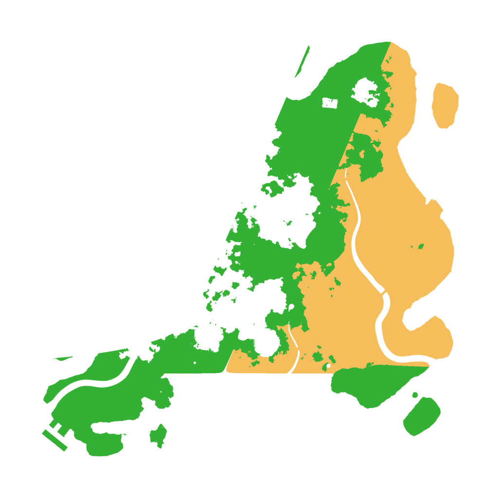 Biome Rust Map: Procedural Map, Size: 3500, Seed: 856686890