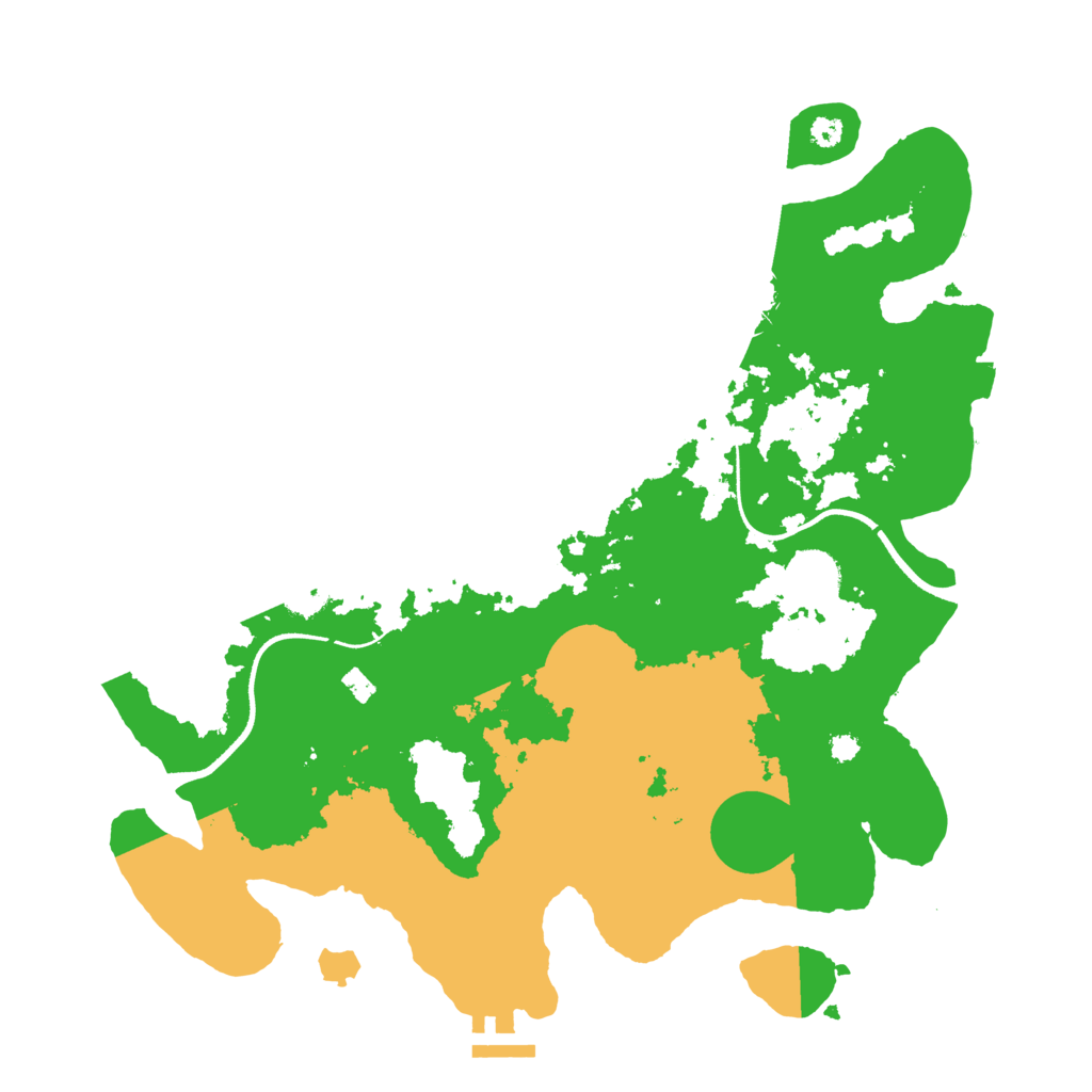 Biome Rust Map: Procedural Map, Size: 3500, Seed: 1483590029