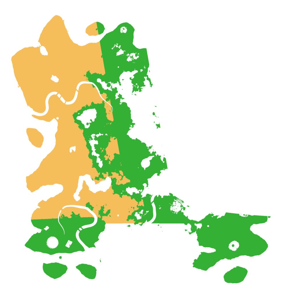 Biome Rust Map: Procedural Map, Size: 4500, Seed: 26662554