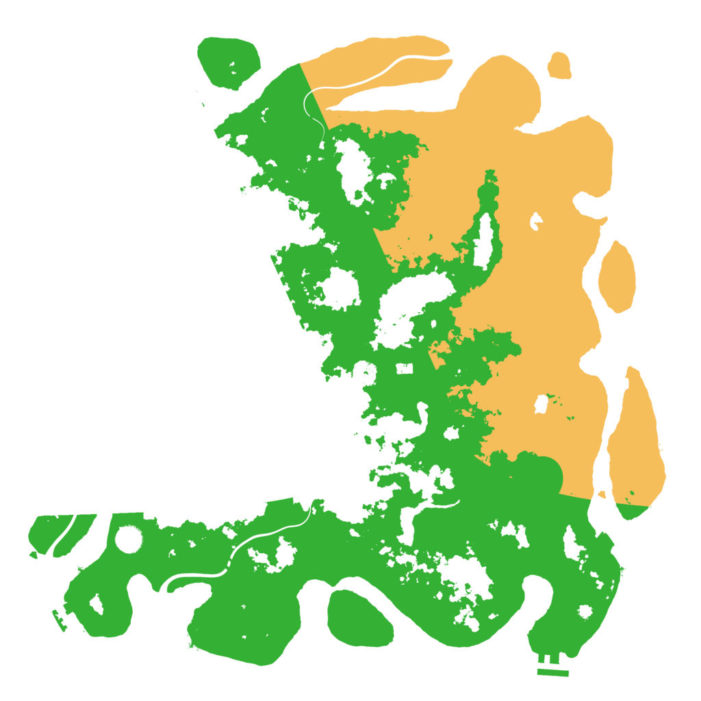 Biome Rust Map: Procedural Map, Size: 4500, Seed: 512663958