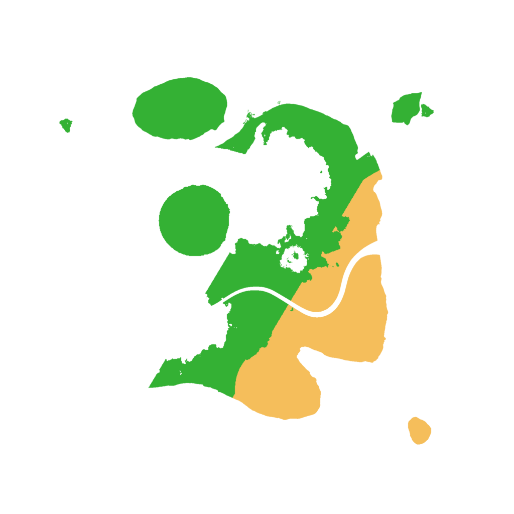 Biome Rust Map: Procedural Map, Size: 2000, Seed: 1815
