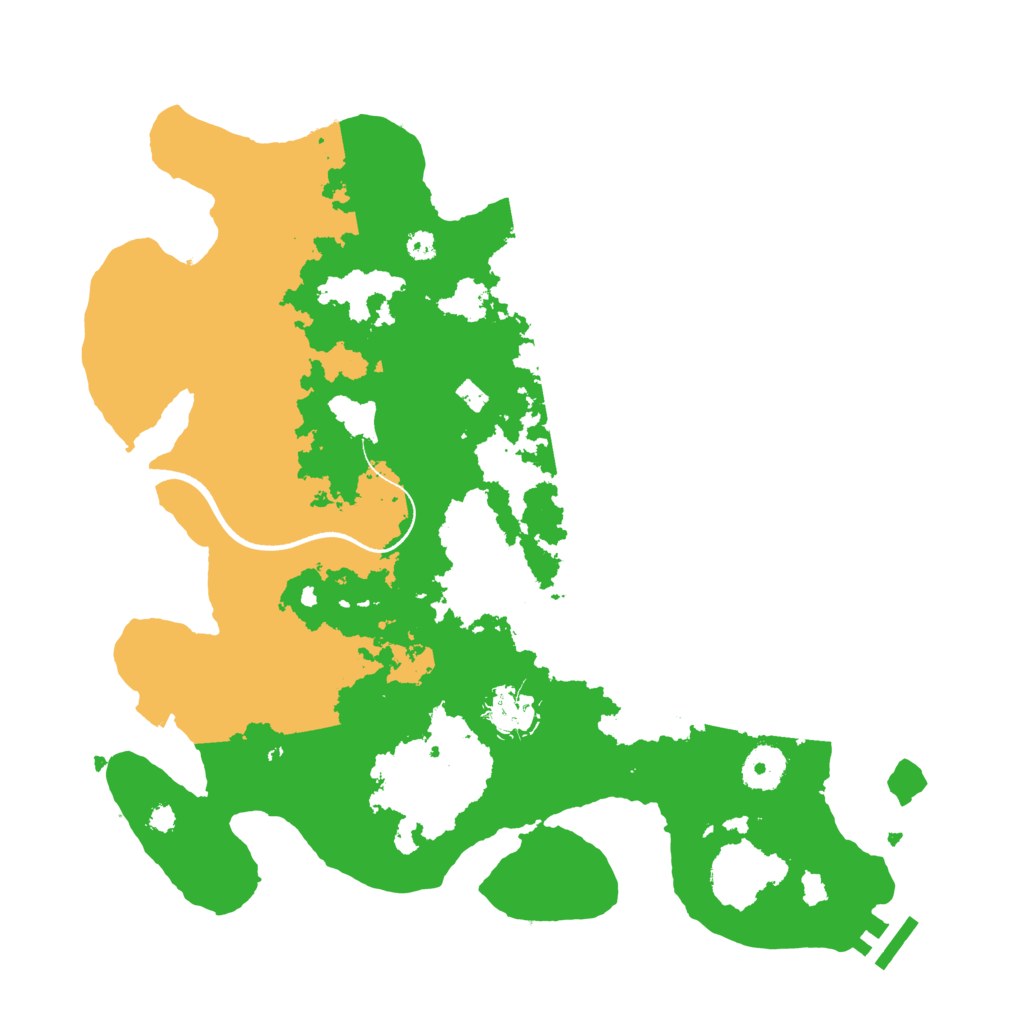 Biome Rust Map: Procedural Map, Size: 3500, Seed: 1785986546