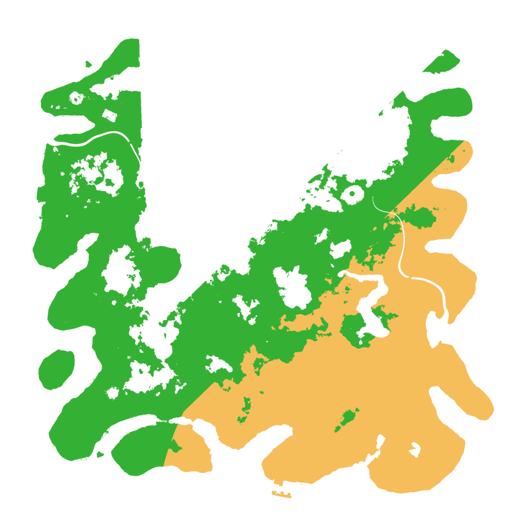 Biome Rust Map: Procedural Map, Size: 4000, Seed: 37125