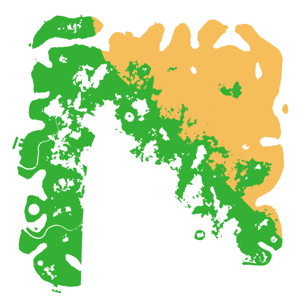 Biome Rust Map: Procedural Map, Size: 4900, Seed: 761786766
