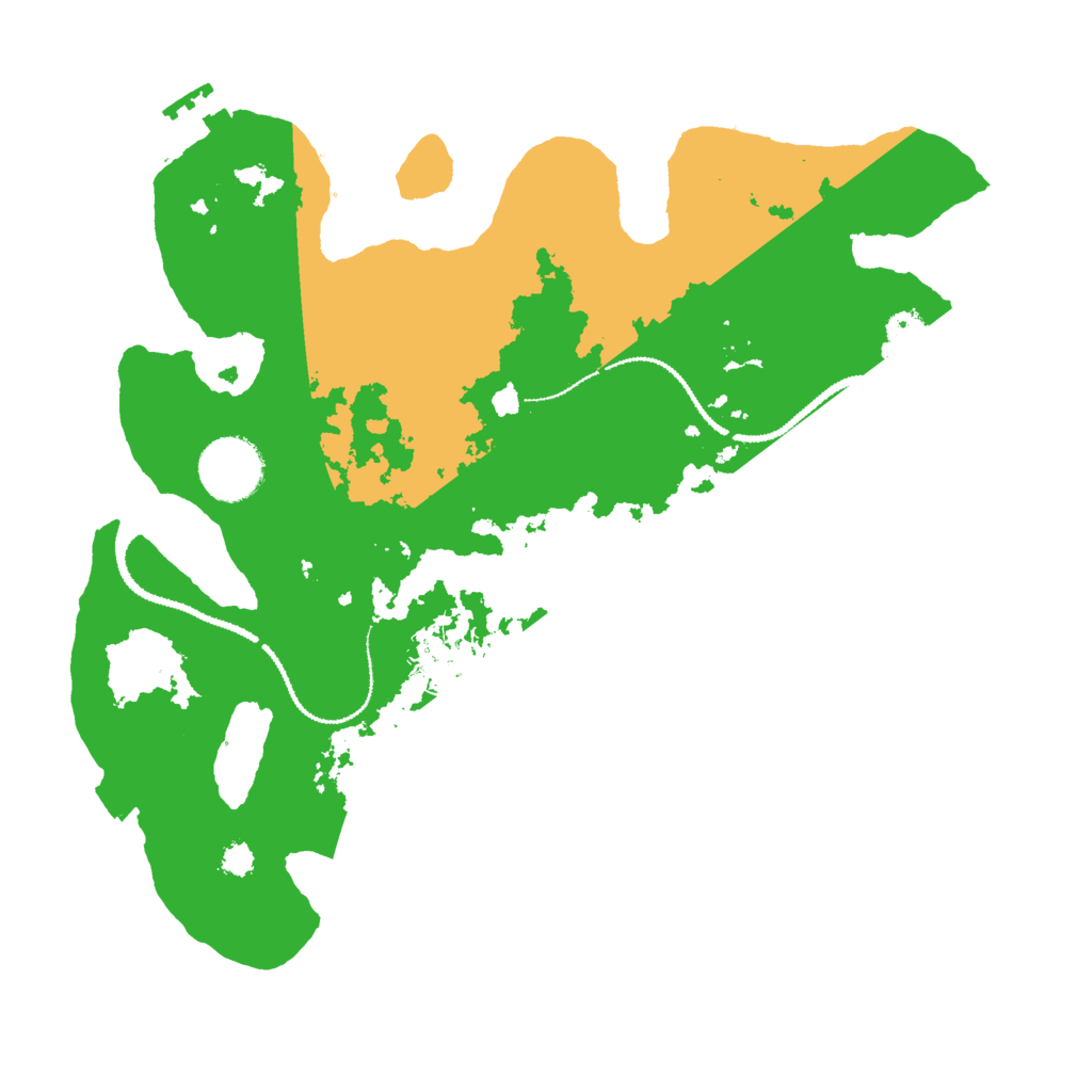 Biome Rust Map: Procedural Map, Size: 3000, Seed: 5639733