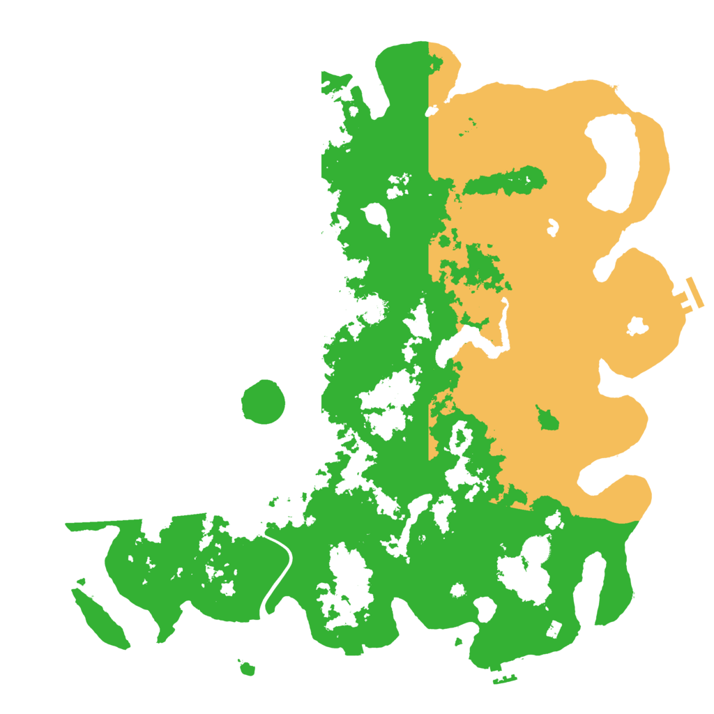 Biome Rust Map: Procedural Map, Size: 4500, Seed: 1829216225