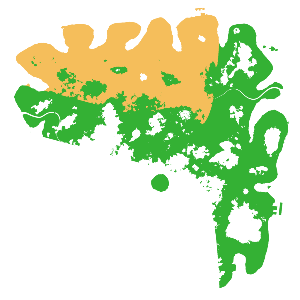 Biome Rust Map: Procedural Map, Size: 4800, Seed: 58652032