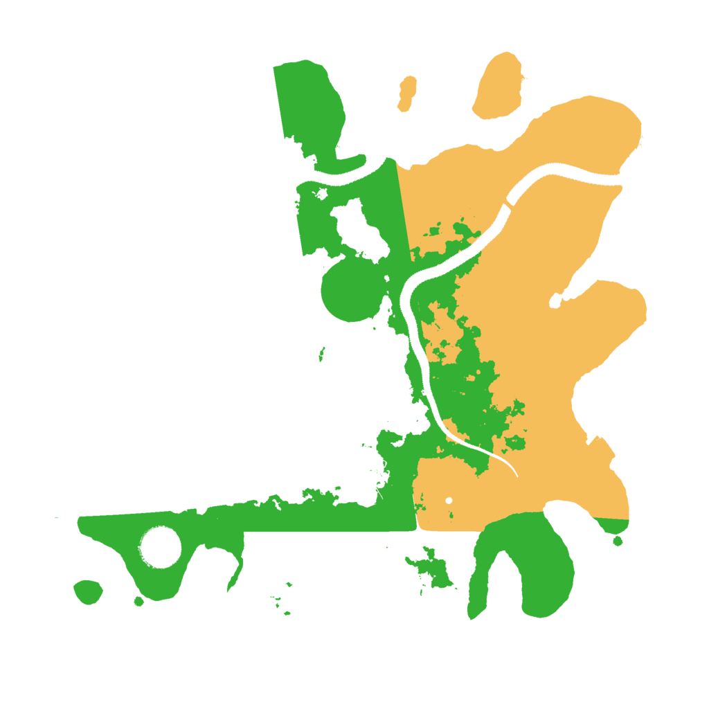 Biome Rust Map: Procedural Map, Size: 3000, Seed: 536716917