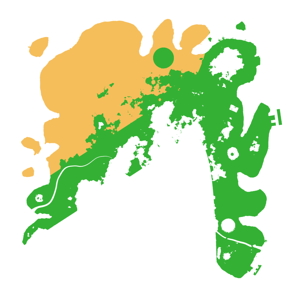 Biome Rust Map: Procedural Map, Size: 3750, Seed: 1737359267