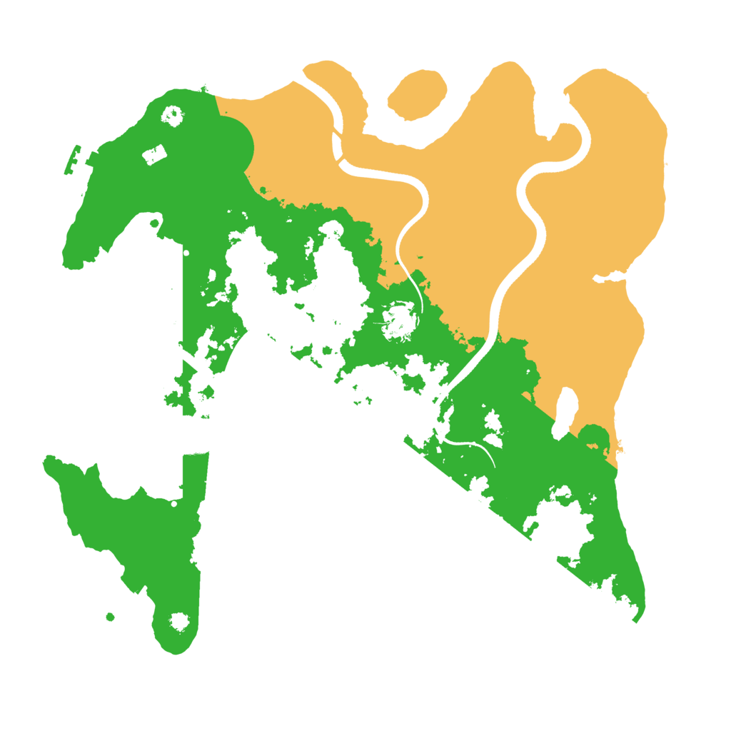 Biome Rust Map: Procedural Map, Size: 3500, Seed: 1167939975