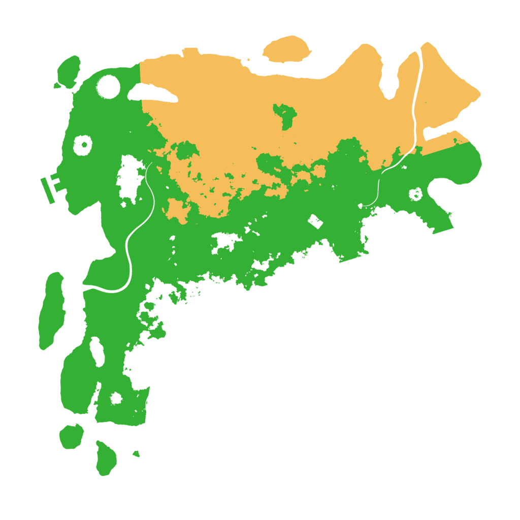 Biome Rust Map: Procedural Map, Size: 3900, Seed: 795245