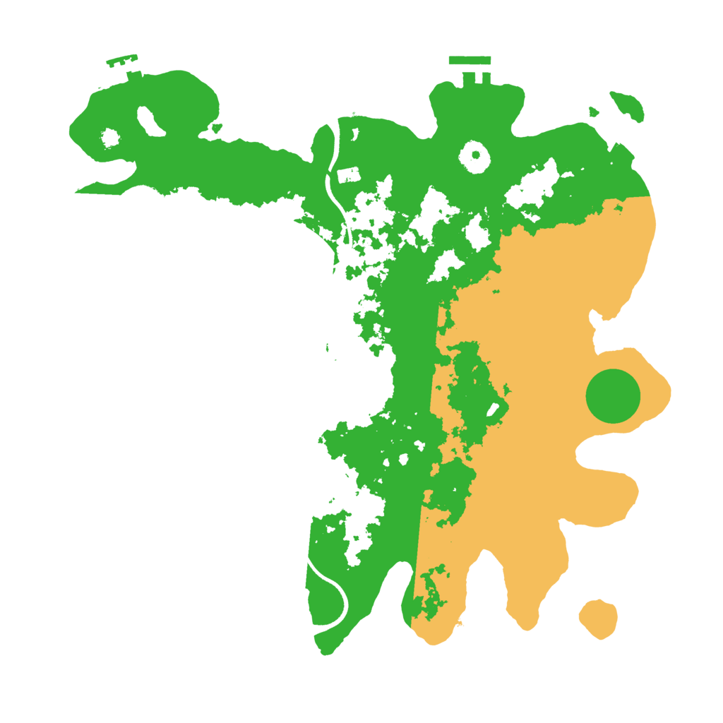 Biome Rust Map: Procedural Map, Size: 3500, Seed: 1990685765