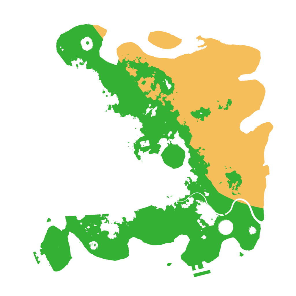 Biome Rust Map: Procedural Map, Size: 3500, Seed: 819086928