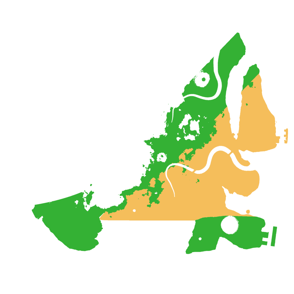Biome Rust Map: Procedural Map, Size: 3000, Seed: 86335