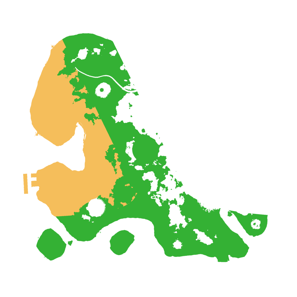 Biome Rust Map: Procedural Map, Size: 3000, Seed: 44612