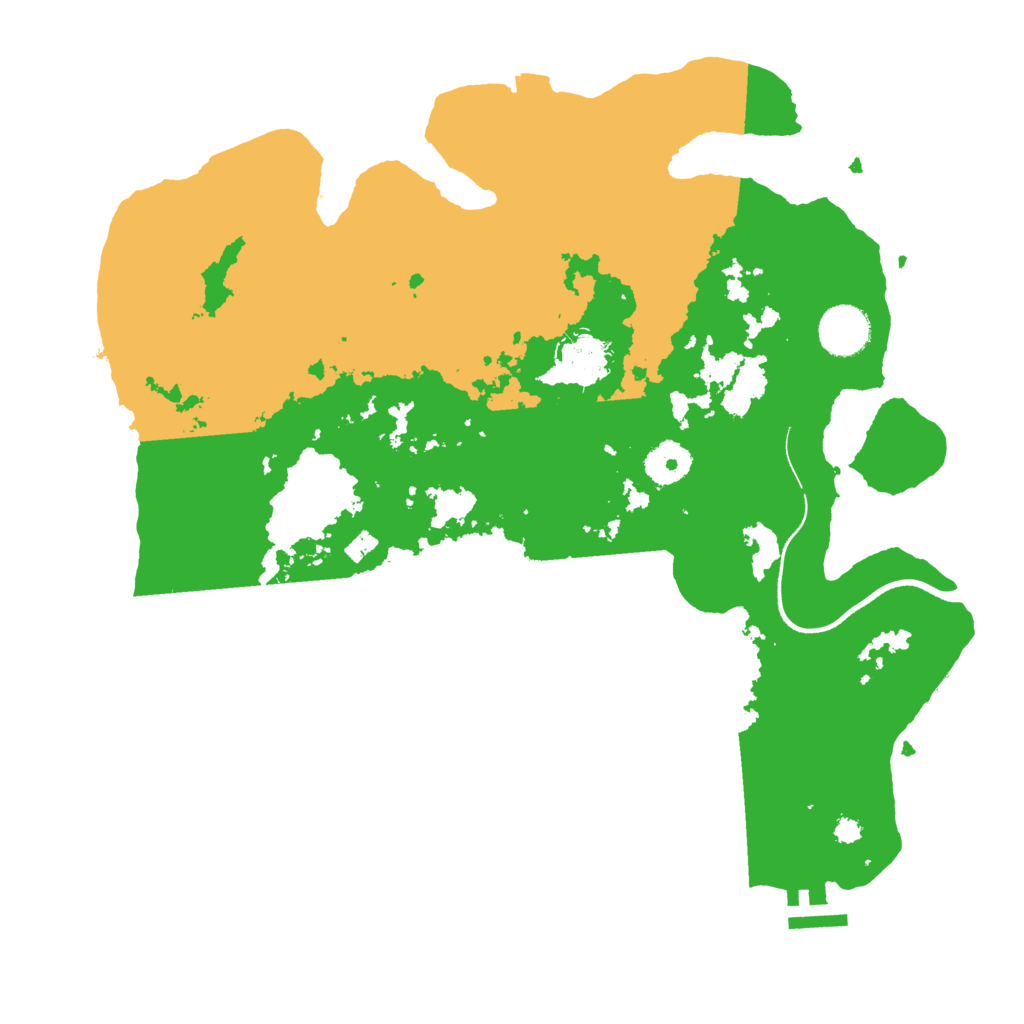 Biome Rust Map: Procedural Map, Size: 3500, Seed: 898910740
