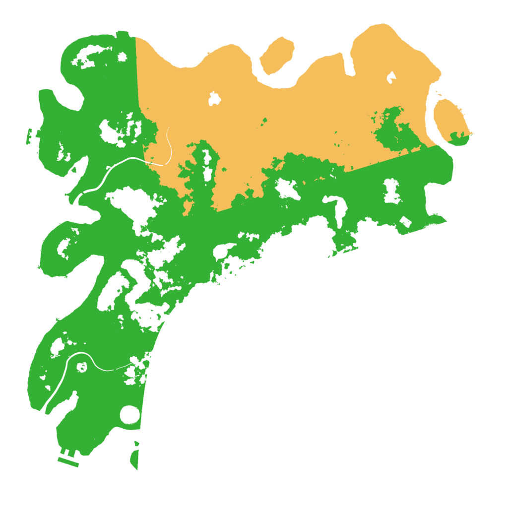 Biome Rust Map: Procedural Map, Size: 4800, Seed: 544777805