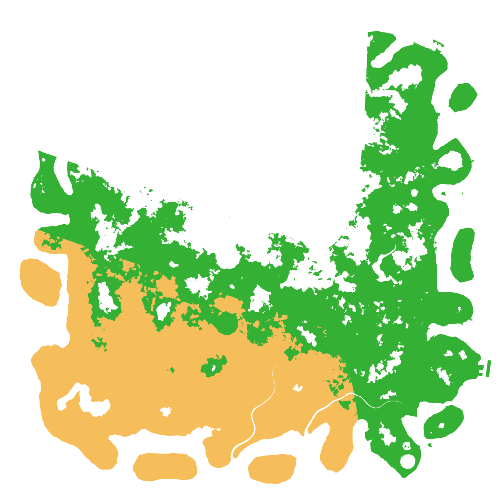 Biome Rust Map: Procedural Map, Size: 6000, Seed: 15762