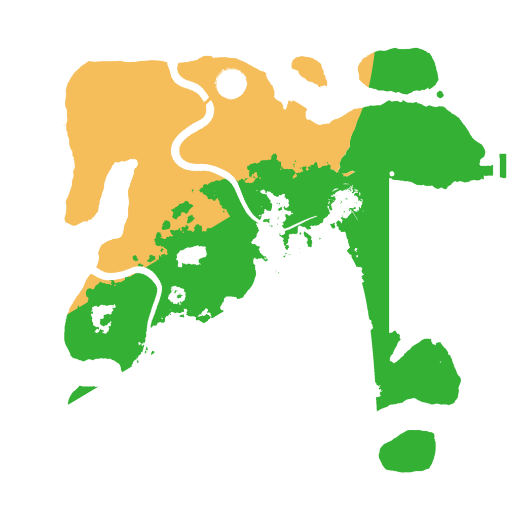 Biome Rust Map: Procedural Map, Size: 3000, Seed: 4566