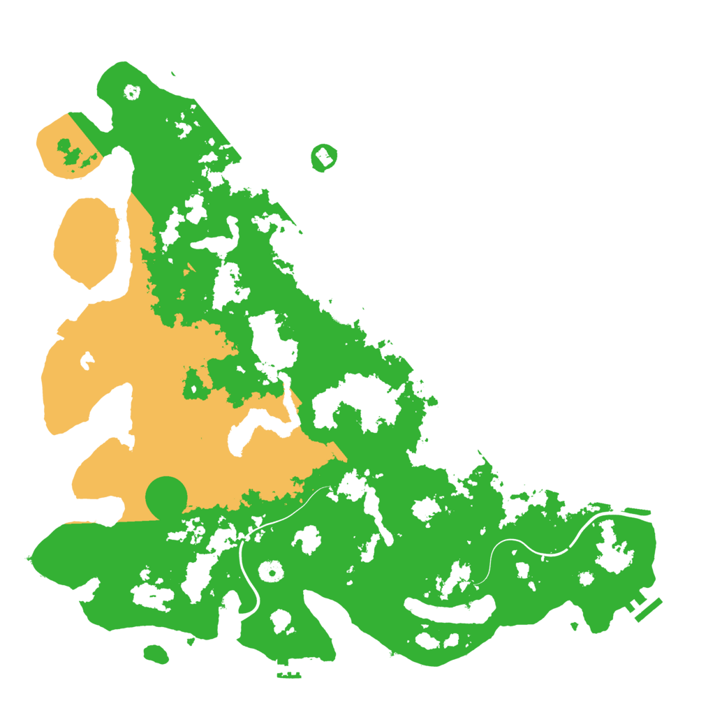 Biome Rust Map: Procedural Map, Size: 4500, Seed: 997488795