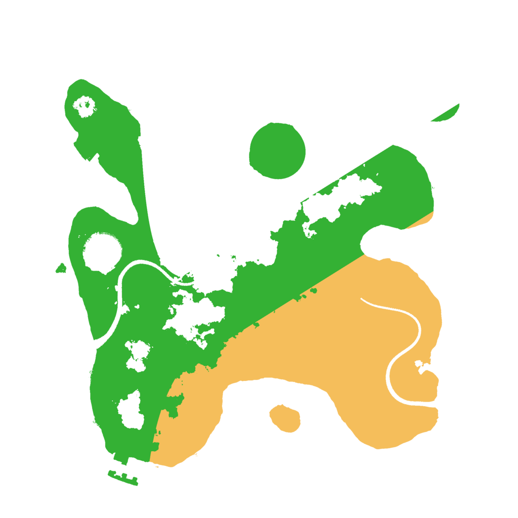 Biome Rust Map: Procedural Map, Size: 2500, Seed: 2129366242
