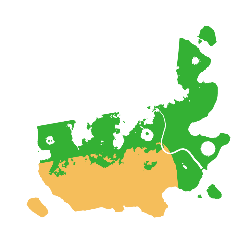 Biome Rust Map: Procedural Map, Size: 3000, Seed: 42718