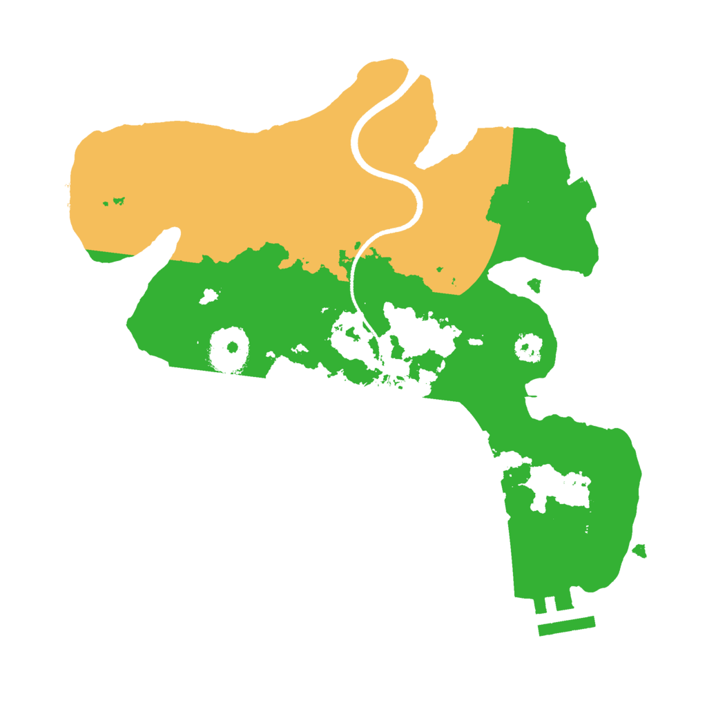 Biome Rust Map: Procedural Map, Size: 2500, Seed: 181217534