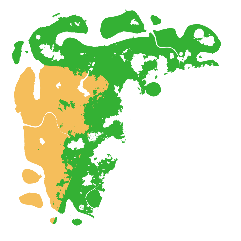 Biome Rust Map: Procedural Map, Size: 4500, Seed: 1349159589