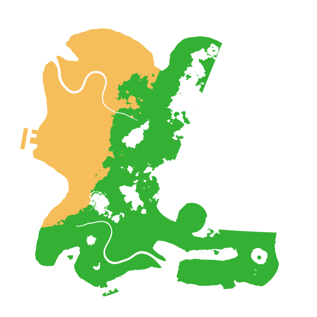 Biome Rust Map: Procedural Map, Size: 3000, Seed: 15914