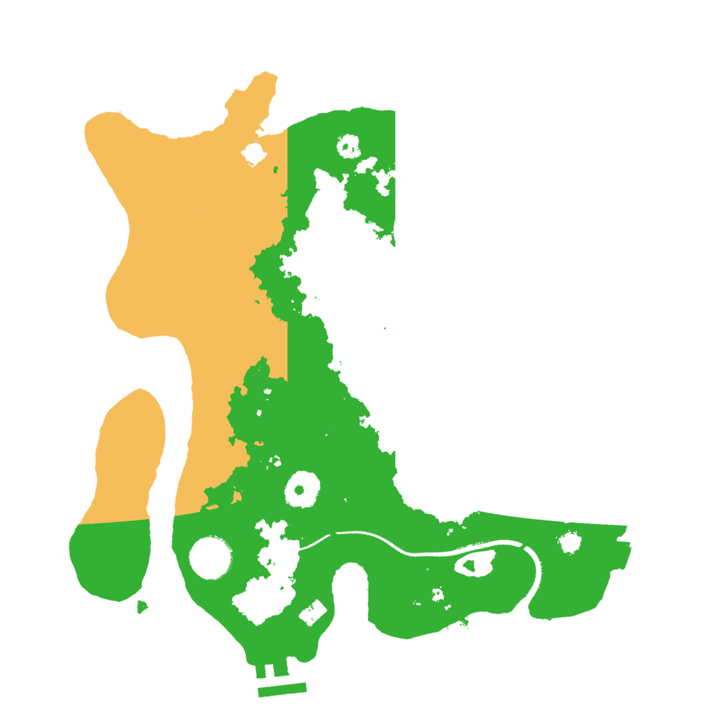 Biome Rust Map: Procedural Map, Size: 3000, Seed: 1037565225