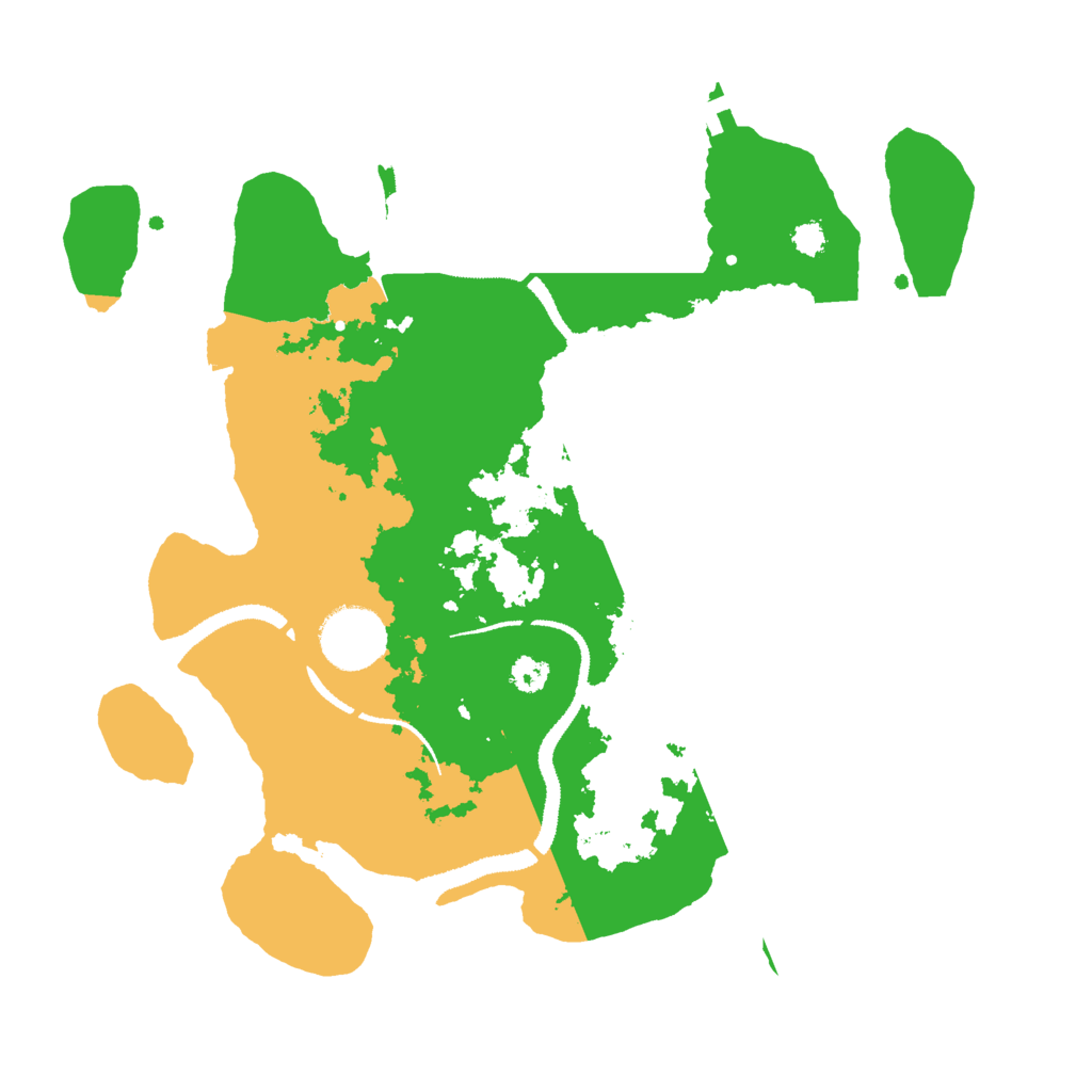 Biome Rust Map: Procedural Map, Size: 3000, Seed: 453462138