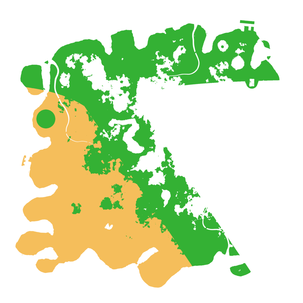 Biome Rust Map: Procedural Map, Size: 4250, Seed: 1822148604
