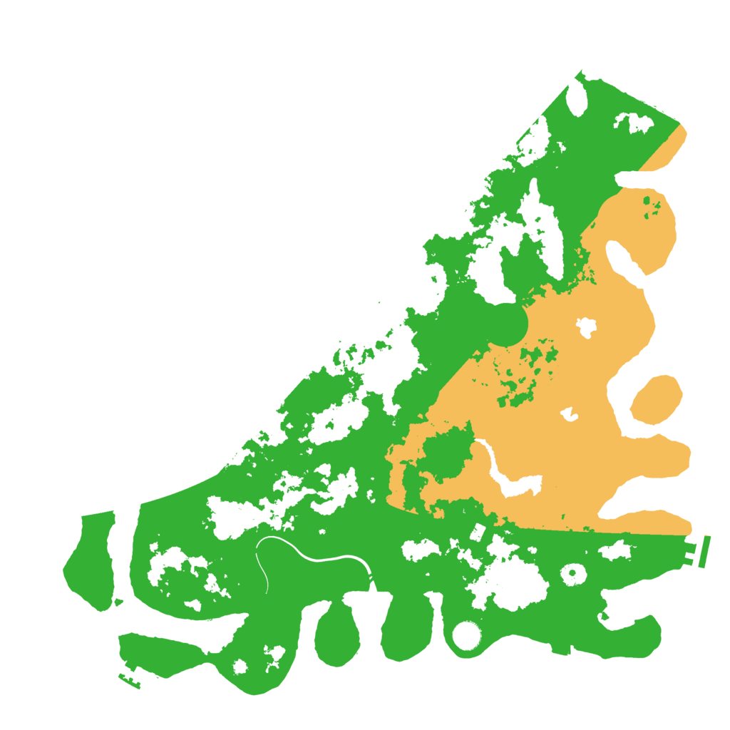 Biome Rust Map: Procedural Map, Size: 4500, Seed: 1307590186