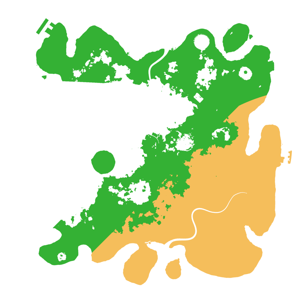 Biome Rust Map: Procedural Map, Size: 3500, Seed: 800711370