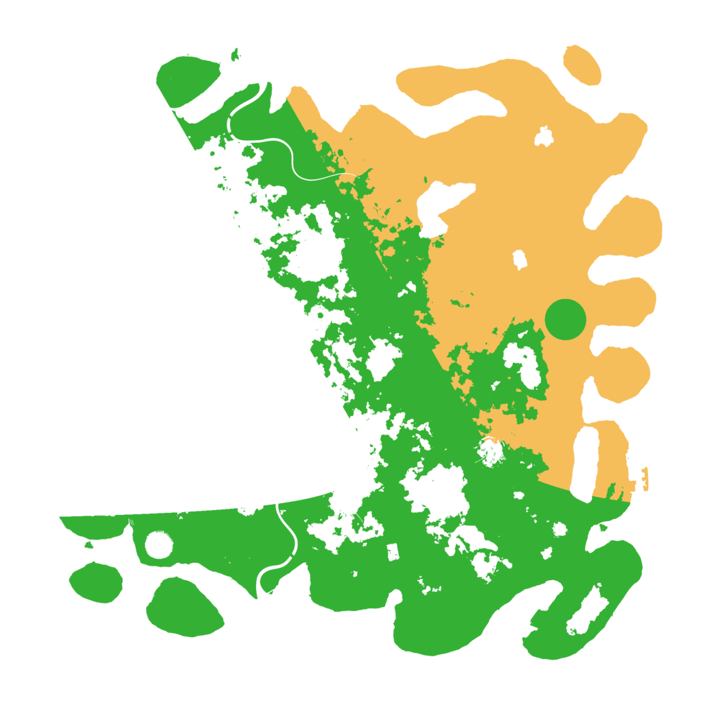 Biome Rust Map: Procedural Map, Size: 4500, Seed: 163287459