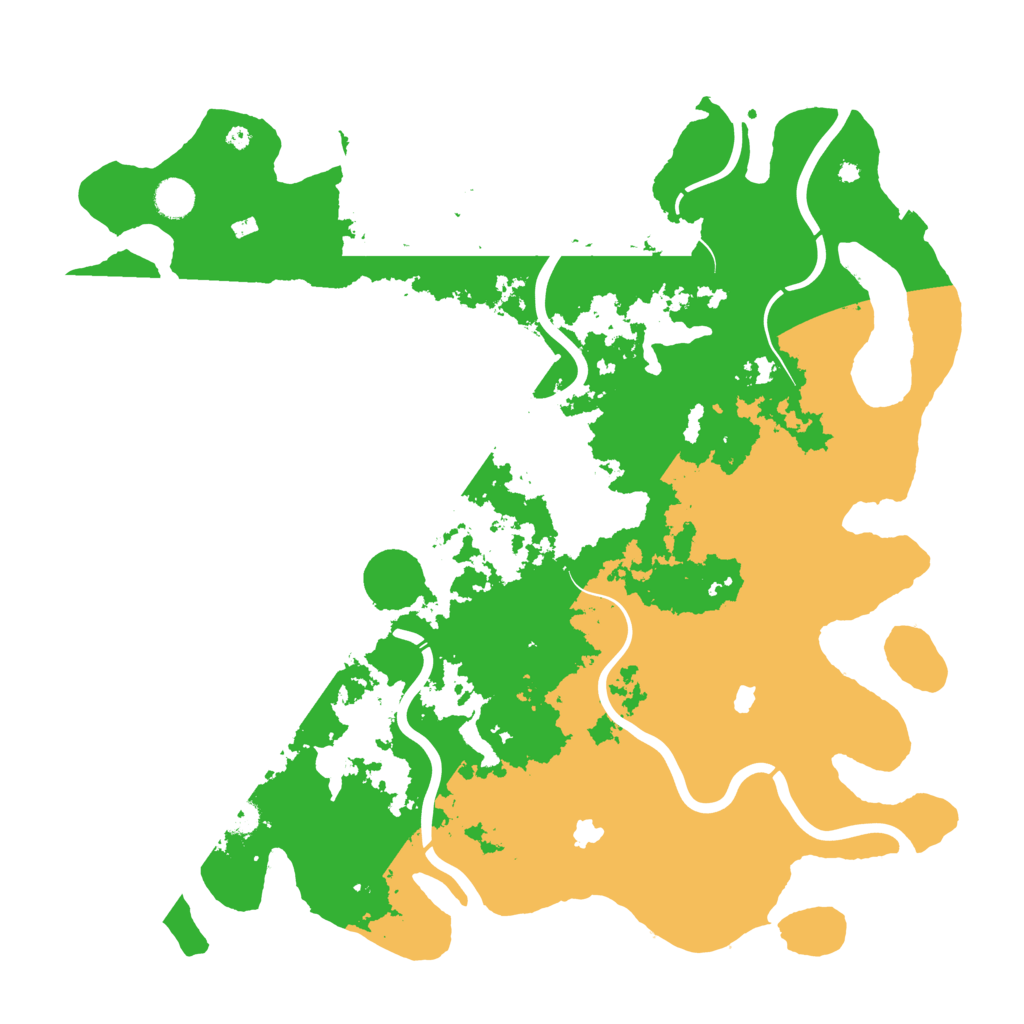 Biome Rust Map: Procedural Map, Size: 4500, Seed: 412937719