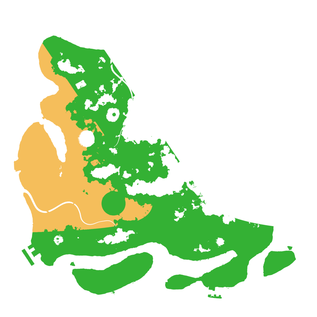Biome Rust Map: Procedural Map, Size: 3500, Seed: 1197434563