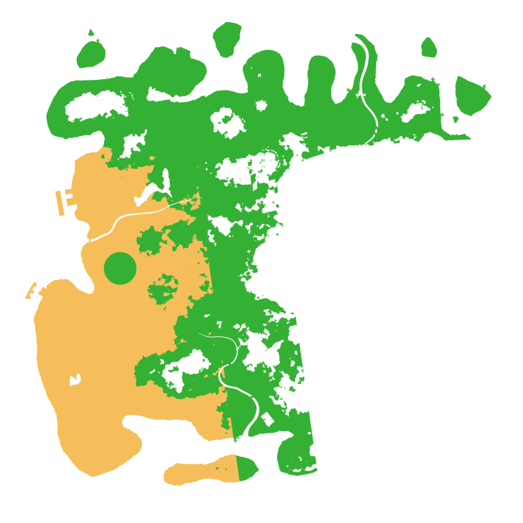 Biome Rust Map: Procedural Map, Size: 4250, Seed: 195483341