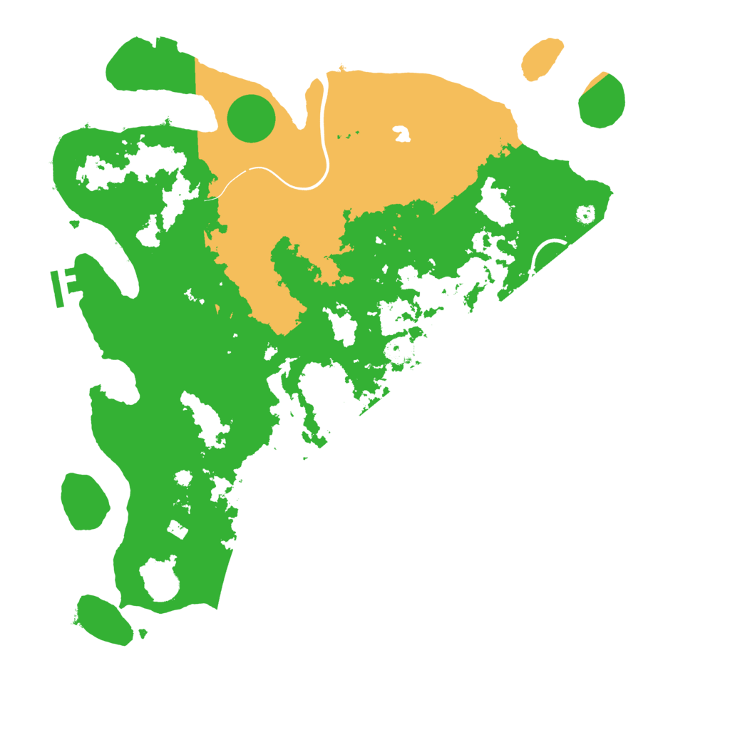 Biome Rust Map: Procedural Map, Size: 4000, Seed: 1377416811