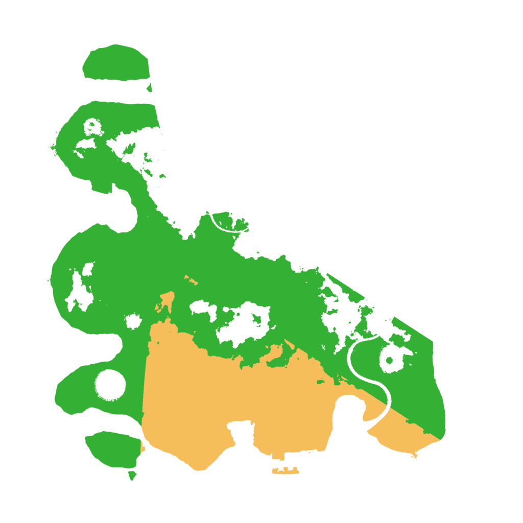 Biome Rust Map: Procedural Map, Size: 3000, Seed: 34844